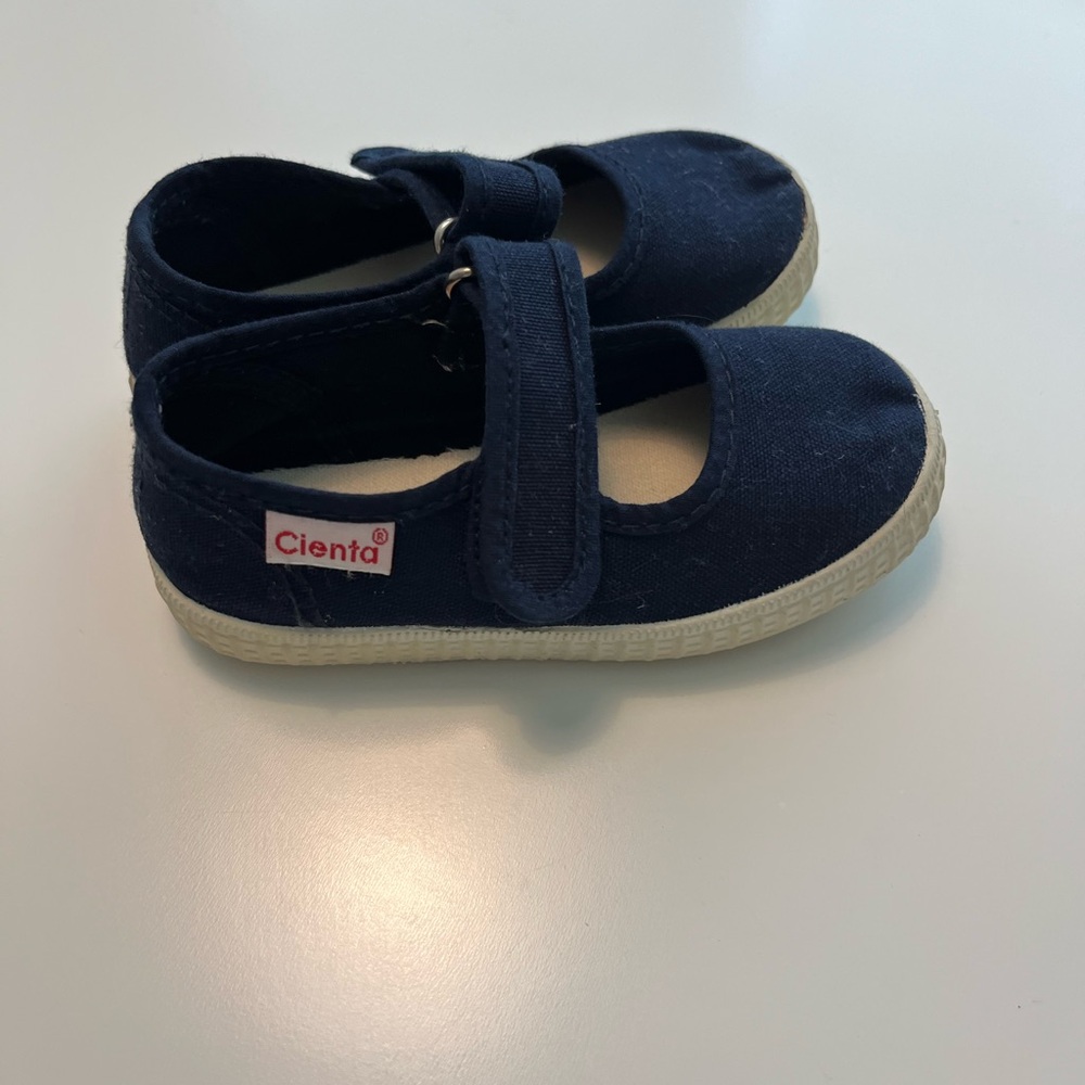 Cienta Kids Navy Dress Shoes